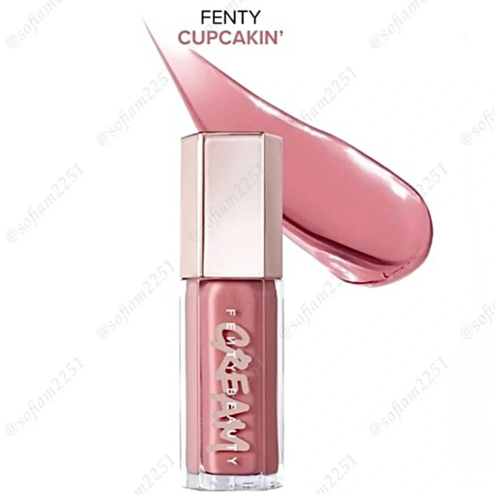 🧁NEW!🧁Fenty Beauty Cupcakin' Gloss Bomb Cream Color Lip Gloss BRAND NEW! - Picture 4 of 9